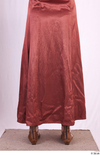  Photos Woman in Historical Dress 69 17th century historical clothing lower body red skirt 0005.jpg